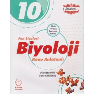 Palme Yayıncılık 10. Sınıf Fen Liseleri Biyoloji Konu Anlatımlı