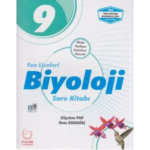 Palme Yayıncılık 9. Sınıf Fen Liseleri Biyoloji Soru Kitabı