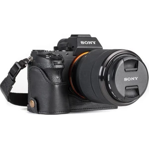 MegaGear Sony Alpha A7S II, A7R II, A7 II (Tek Dip) Deri Fotoğraf Makinesi Kılıfı