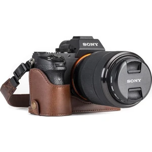 MegaGear Sony Alpha A7S II, A7R II, A7 II (Tek Dip) Deri Fotoğraf Makinesi Kılıfı