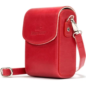 MegaGear Nikon Coolpix A1000, A900 Suni Deri Dikey Kamera Çantası