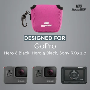 MegaGear Sony Rx0 1.0, Hero 5 , Hero 6, Hero 8 Neopren Kamera Kılıfı