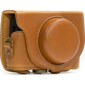 MegaGear Sony Cyber-Shot DSC-HX80, HX90V Suni Deri Kamera Çantası