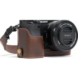 MG961 Sony Alpha A6300, A6000 Deri Kamera Çantası