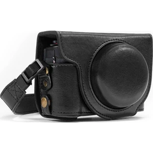 MegaGear Canon Powershot G7 X Mark II Suni Deri Kamera Çantası