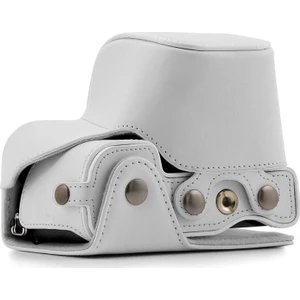 MegaGear Sony Alpha A6000 A6300(16-50mm) Suni Deri Kamera Çantası