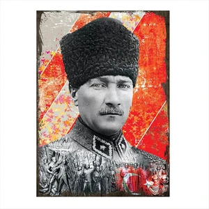 Ahşap Tablo Mustafa Kemal Atatürk