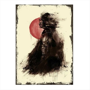 Ahşap Tablo Star Wars Darth Vader