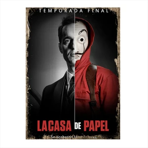 Ahşap Tablo La Casa De Papel