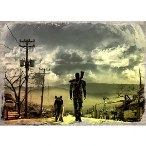 Ahşap Tablo Fallout 3