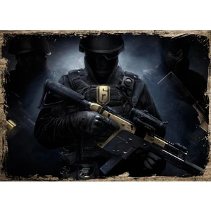 Ahşap Tablo Rainbow Six Siege