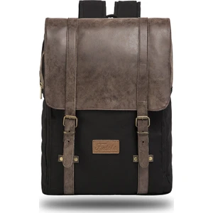 NYP Black Backpack Laptop Bölmeli Sırt Çantası