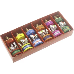 Mutlu Adım 6 Adet 3 x 7.5 cm Minik Atlı Karınca Süs
