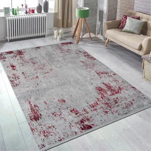 Sanat Halı Doku 1082 Gri Saçaklı Halı