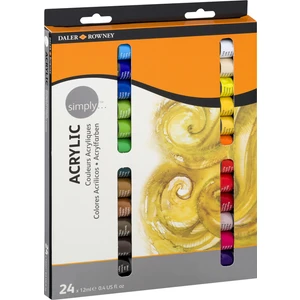 Daler Rowney Daler Rowney Simply Akrilik Boya Seti 24X12Ml