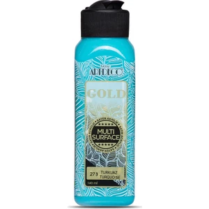 Gold Multi Surface Satin Akrilik Boya 140Ml 273 Turkuaz