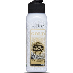 Gold Multi Surface Satin Akrilik Boya 140Ml 341 İstiridye Gri