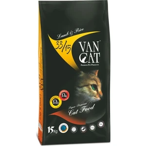 Vancat Kuzulu Pirinçli Kuru Kedi Maması 15 kg