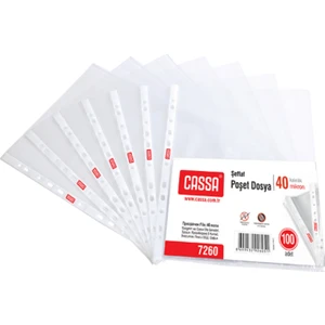 Kristal Poşet Dosya 40 Mikron