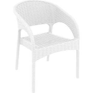 Rattan Panama Sandalye Beyaz