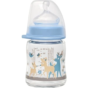 Wide Neck Bottle 120 ml Antikolik Cam Biberon Erkek
