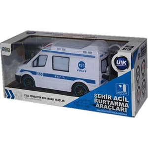 Candy Oyuncak Uzaktan Kumandalı Şarjlı Meslek Araçları Işıklı Polis Arabası