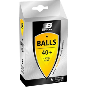 21603S 1 Yıldız 40+ 6 lı Masa Tenisi Topu