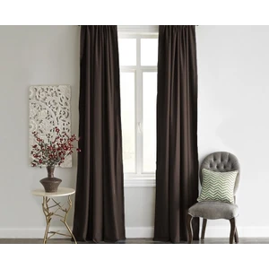 Evsa Home Blackout Karartma Güneşlik Perde Pilesiz V - 16 Koyu Kahve - 400x230 cm