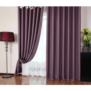 Evsa Home Blackout Karartma Güneşlik Perde Pilesiz V - 8 Mor - 275x200 cm