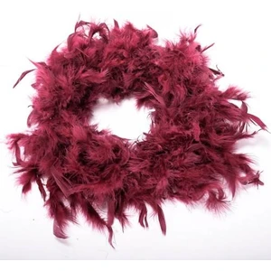 Otriş 2 Metre Boa Kalın Otriş Deve Kuşu Tüyü Bordo En : 10 cm