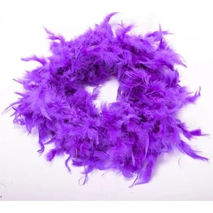 Otriş 2 Metre Boa Kalın Otriş Deve Kuşu Tüyü Mor En : 10 cm