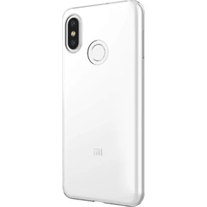 Xiaomi Mi 8 Kılıf Transparent Soft Beyaz