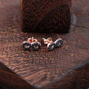 Sümer Telkari Sonsuzluk Rose Gümüş Küpe 2428