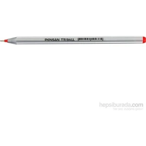 Triball Tükenmez Kalem 1 mm Kırmızı Renkli 10 Adet Yerli Üretim