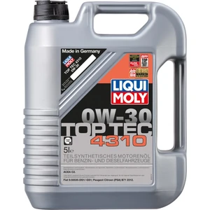 Liqui Moly Top Tec 4310 0W-30 5 Litre Motor Yağı ( Üretim Yılı: 2023 )