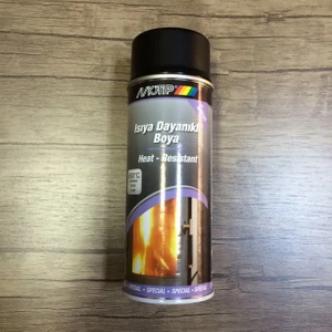 Isıya Dayanıklı Boya Mat Siyah 690°C 400Ml Made İn Germany