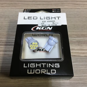 T10 Dipsiz Beyaz Led Ampül 12V 8 Led Smd