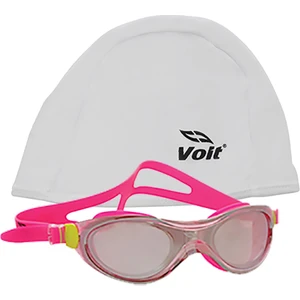 Misile Yüzücü Gözlüğü Pembe +Voit Bone Beyaz