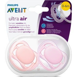 Philips Avent Ultra Air Emzik 0-6 ay 2'li Renkli Kız SCF245/20