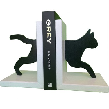 Kedi Temali Kitap Destegi Kitap Tutucu El Yapimi Ahsap Fiyatlari Ve Ozellikleri