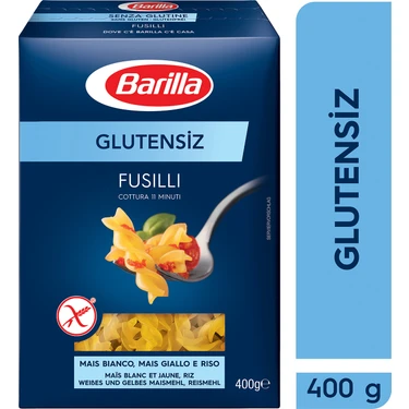 Barilla Glutensiz Burgu/ Gluten Free Fusilli Makarna 400