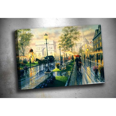 Paris Manzarasi Yagli Boya Tablo Canvastar