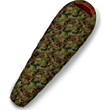Husky Army -17C Tek Kişilik Uyku Tulumu 3 Mevsim Doğa Sporları İçin
