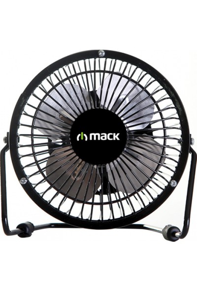 Mack MCF-14 BK Masaüstü Metal USB Fan Siyah