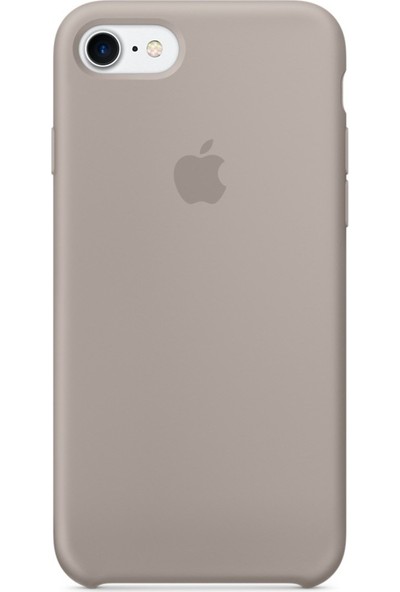 Graytiger Apple iPhone 7 Bej Silikon Kılıf Kauçuk Arka Kapak