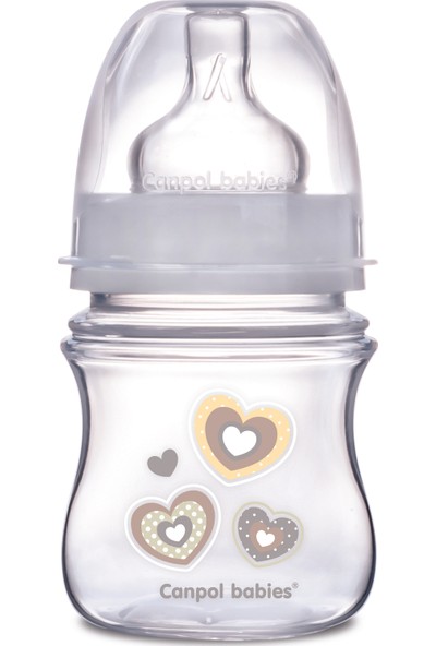 Canpol Babies Newborn Collection EasyStart Antikolik BPA'sız Biberon Beyaz 0 Ay+ 120 ml
