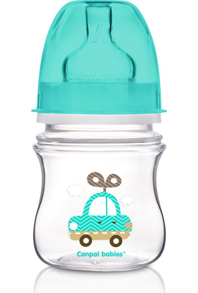 Canpol Babies Toys Collection EasyStart Antikolik BPA'sız Biberon Mavi Araba 0 Ay+ 120 ml