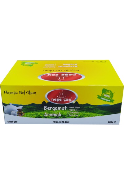 Neşe Çay Bergamot Aromalı Demlik Poşet 200 gr