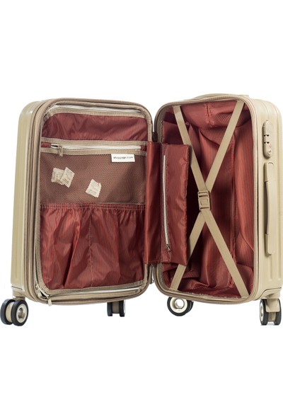 IT Luggage Büyük Boy Valiz It2104-L Bej