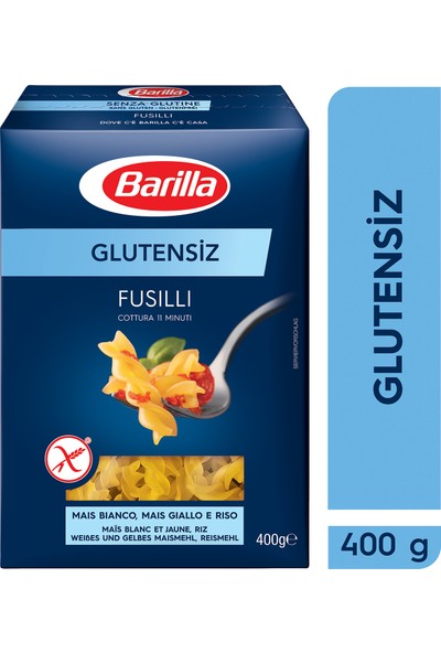 Barilla Glutensiz Burgu/ Gluten Free Fusilli Makarna 400 Gr.